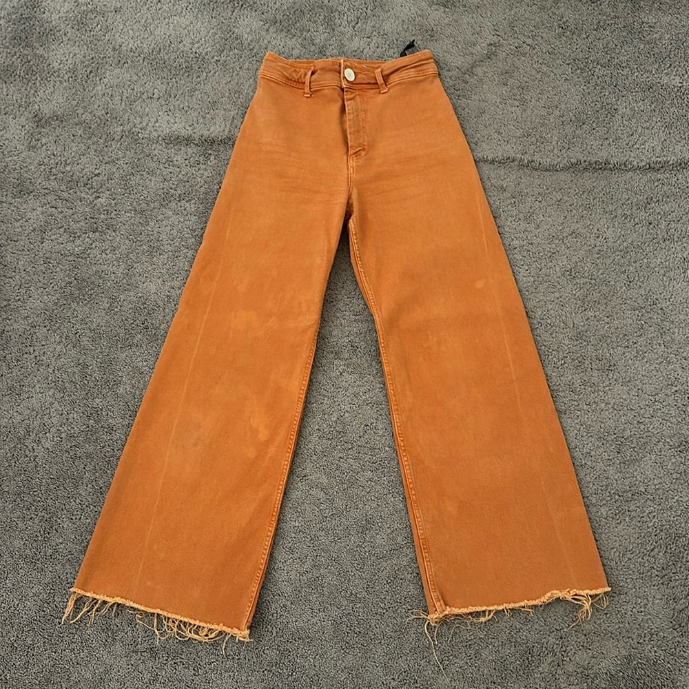 Orange Zara marine jeans